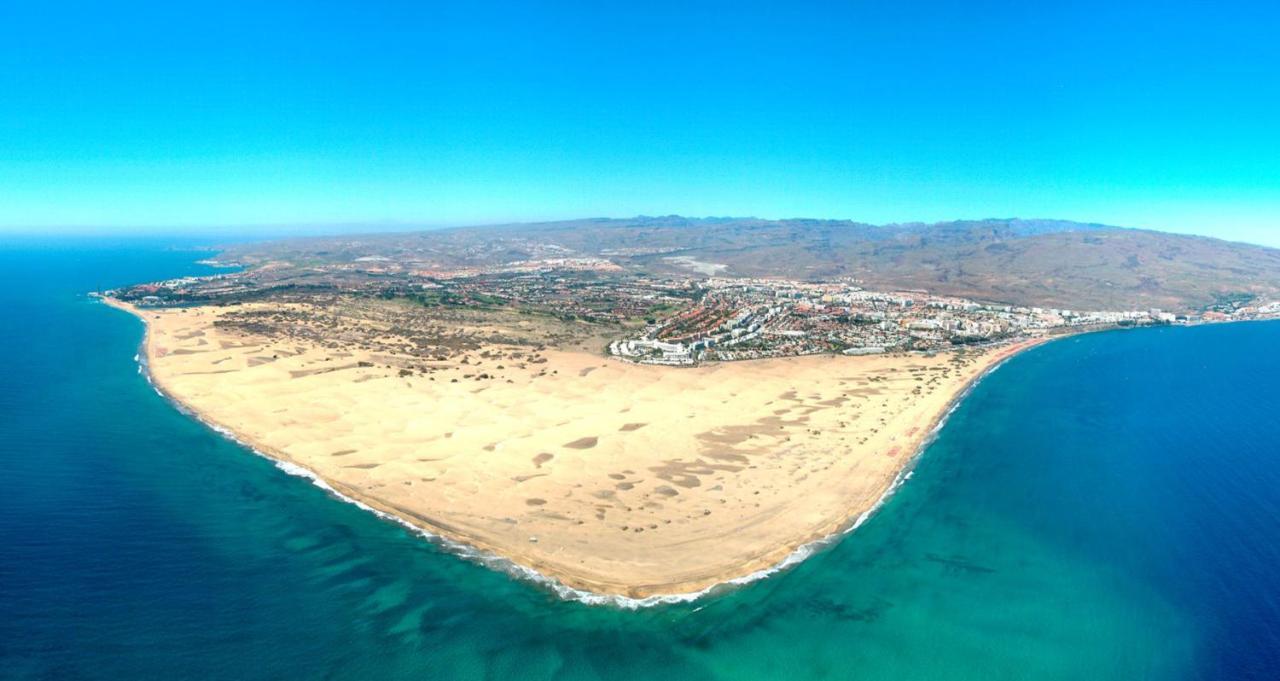 Primera Linea De Playa Del Ingles Y Las Dunas De Maspalomas Exteriör bild