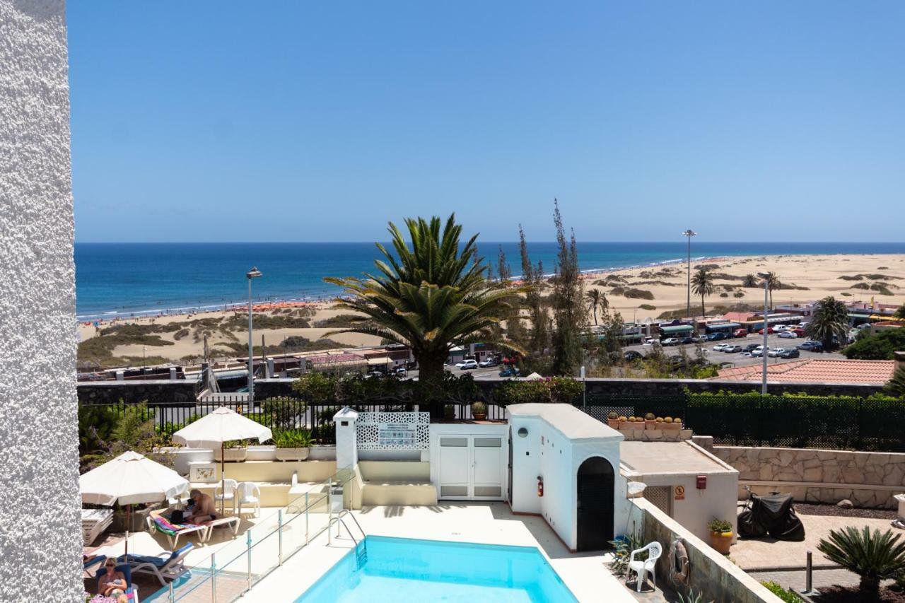 Primera Linea De Playa Del Ingles Y Las Dunas De Maspalomas Exteriör bild