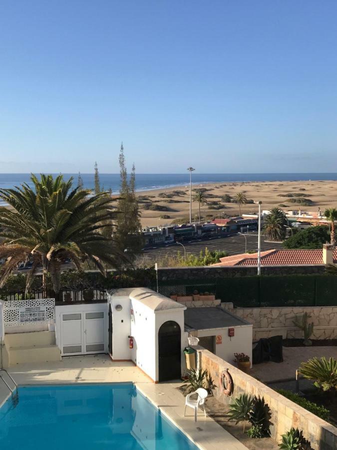 Primera Linea De Playa Del Ingles Y Las Dunas De Maspalomas Exteriör bild