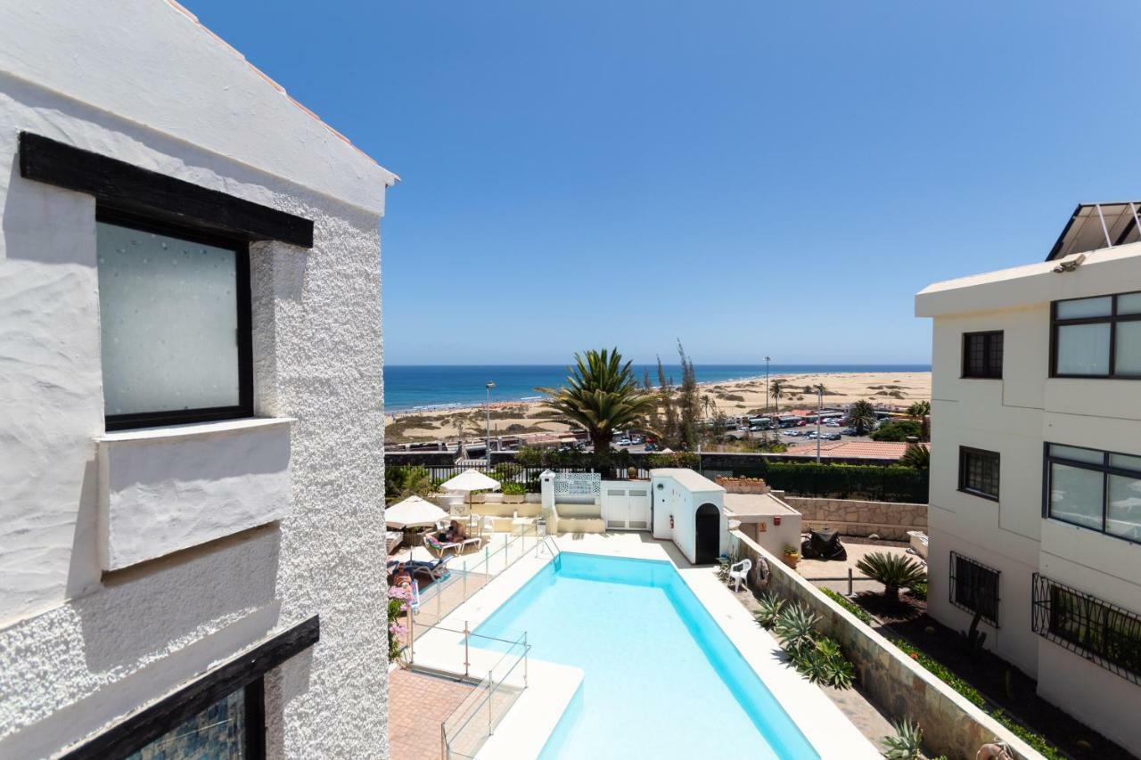Primera Linea De Playa Del Ingles Y Las Dunas De Maspalomas Exteriör bild